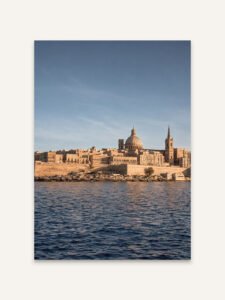 Valletta View across Grand Harbour - 13cm×18cm
