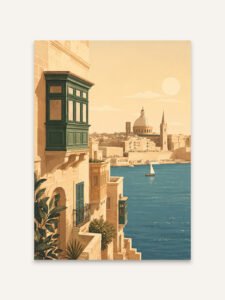 Golden Harbor Vista - 13cm×18cm