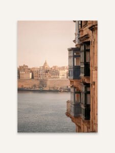 Harbor beyond Balconies - 13cm×18cm