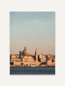 Domes by the Clear Sea - 13cm×18cm