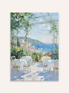 Seaside Garden Terrace - 13cm×18cm