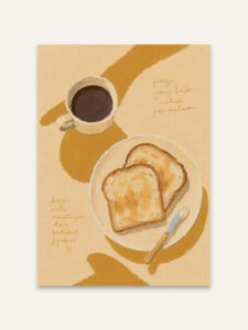 Coffee and Toast Notes - 13cm×18cm