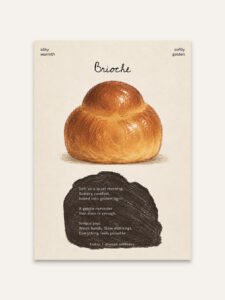 Glossy Brioche Study - 13cm×18cm