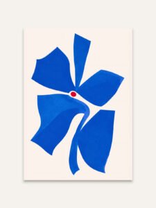 Blue Petal Motion - 50cm×50cm